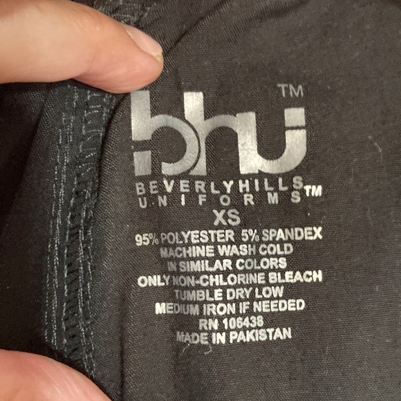 Beverly Hills Soft Rich Black Scrub Bottom. Excellent pre~loved condit… - Picture 5 of 6
